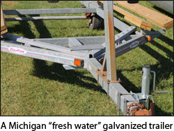 fresh water galvanized trailer