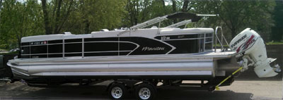 selecting the right trailer for your pontoon boat